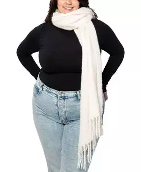 Шарф с люрексом Marcus Adler, слоновая кость