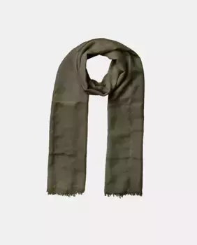 Шарф с люрексом Pieces, зеленый