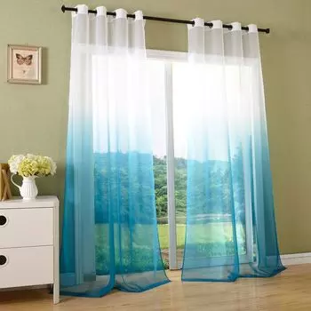 Шарф с люверсами Astek, бирюзовый