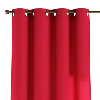 Шарф с люверсами Dekoria, красный