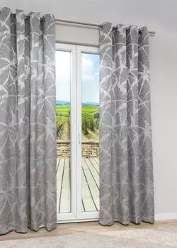 Шарф с люверсами Lysel Maipa, размеры (Ш х В): 146см х 245см серого цвета., серый