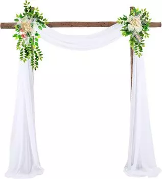 Шарф с люверсами Topchances, белый