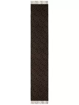 Шарф с монограммой TB Burberry, коричневый