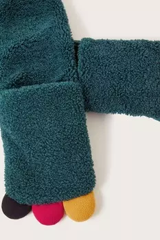 Шарф с мотивом динозавра Monsoon, зеленый