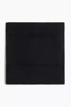 Шарф с начесом H&M, черный