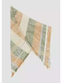 Шарф s.Oliver, цвет olive-mehrfarbig