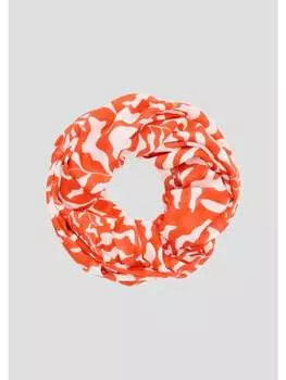 Шарф s.Oliver, цвет orange/wei