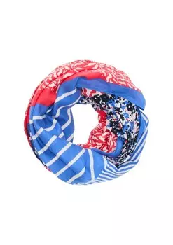 Шарф s.Oliver Scarf, цвет blue/light red