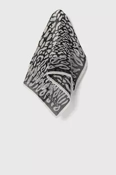 Шарф с оттенком шелка Lanvin, черный