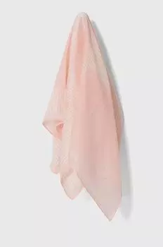 Шарф с оттенком шелка Lauren Ralph Lauren, розовый