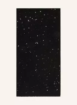 Шарф с пайетками PESERICO, черный