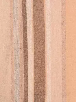 Шарф с полосатой каймой Peserico, коричневый