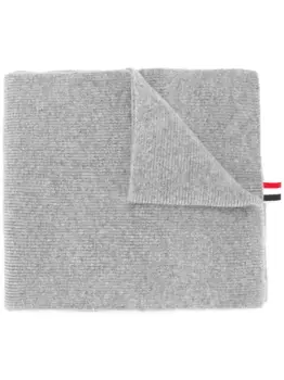 Шарф с полосками 4-Bar THOM BROWNE, серый