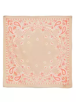 Шарф с принтом Destin, коричневый