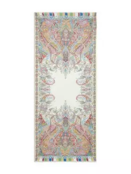 Шарф с принтом ETRO, зеленый