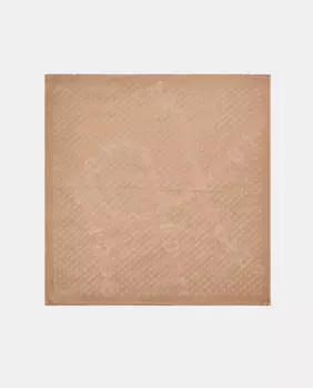 Шарф с принтом Guess, бежевый