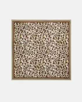 Шарф с принтом Guess, коричневый