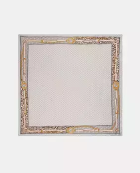 Шарф с принтом Guess, серый
