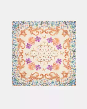 Шарф с принтом Guess, синий