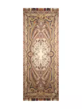 Шарф с принтом пейсли ETRO, коричневый