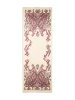 Шарф с принтом пейсли ETRO, нейтральный