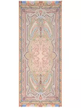 Шарф с принтом пейсли ETRO, розовый