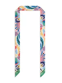 Шарф с принтом пейсли ETRO, желтый