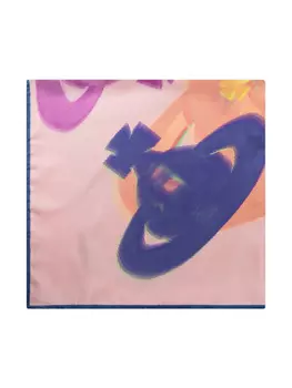 Шарф с принтом «шар» Vivienne Westwood, розовый