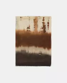 Шарф с принтом «тай-энд-дай» Latouche, цвет 120 Crudo