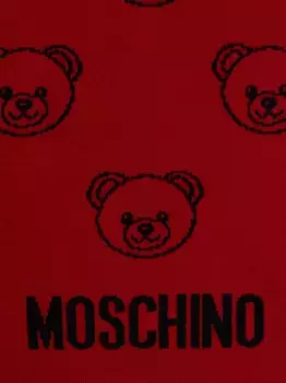 Шарф с принтом Teddy Moschino