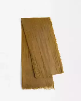 Шарф с простой строчкой Parfois, цвет Mostaza