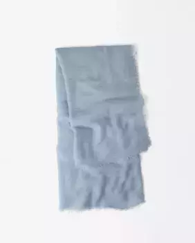 Шарф с простой строчкой Parfois, светло-голубой