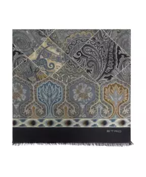 Шарф с рисунком Etro, мультиколор