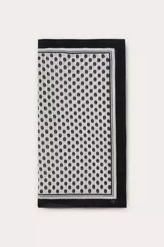 Шарф с рисунком Motivi, черный