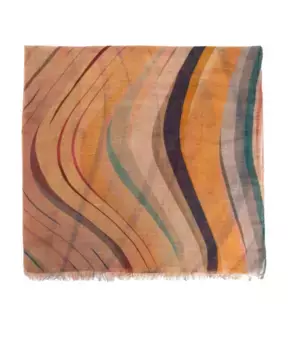 Шарф с рисунком Paul Smith, мультиколор