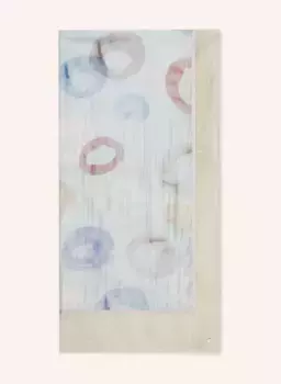 Шарф с шелком Fraas, синий