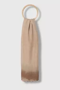 Шарф с шерстью Answear Lab, бежевый