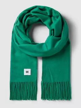 Шарф с шерстяным наполнением модель "Анелл" Opus, зеленый