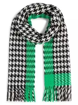 Шарф с содержанием альпаки Marc Cain Sports, черный