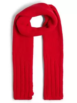 Шарф с содержанием натуральной шерсти Marc O'Polo, красный