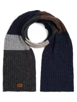 Шарф с содержанием шерсти альпаки Camel Active, синий