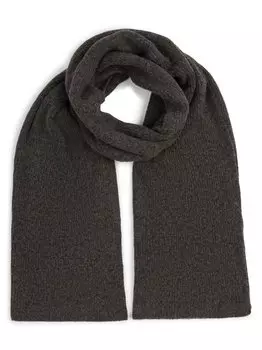 Шарф с содержанием шерсти pcmoella Pieces, серый