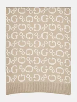 Шарф с увеличенным логотипом Guess Factory, цвет Tan