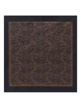 Шарф с узором пейсли ETRO, черный