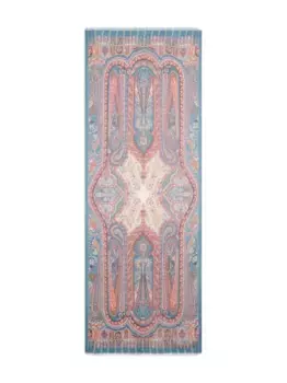 Шарф с узором пейсли ETRO, синий