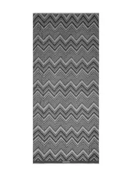 Шарф с узором зигзаг Missoni, черный