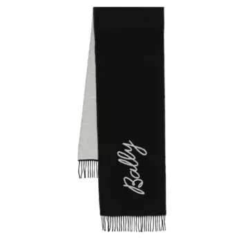 Шарф с вышитым логотипом BALLY