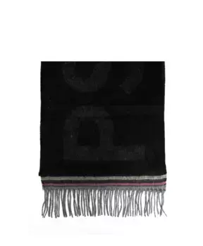 Шарф с вышитым логотипом Ps By Paul Smith, черный