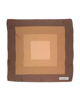 Шарф Saint Laurent, светло-коричневый