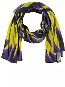 Шарф SAMOON, цвет new lime green gemustert